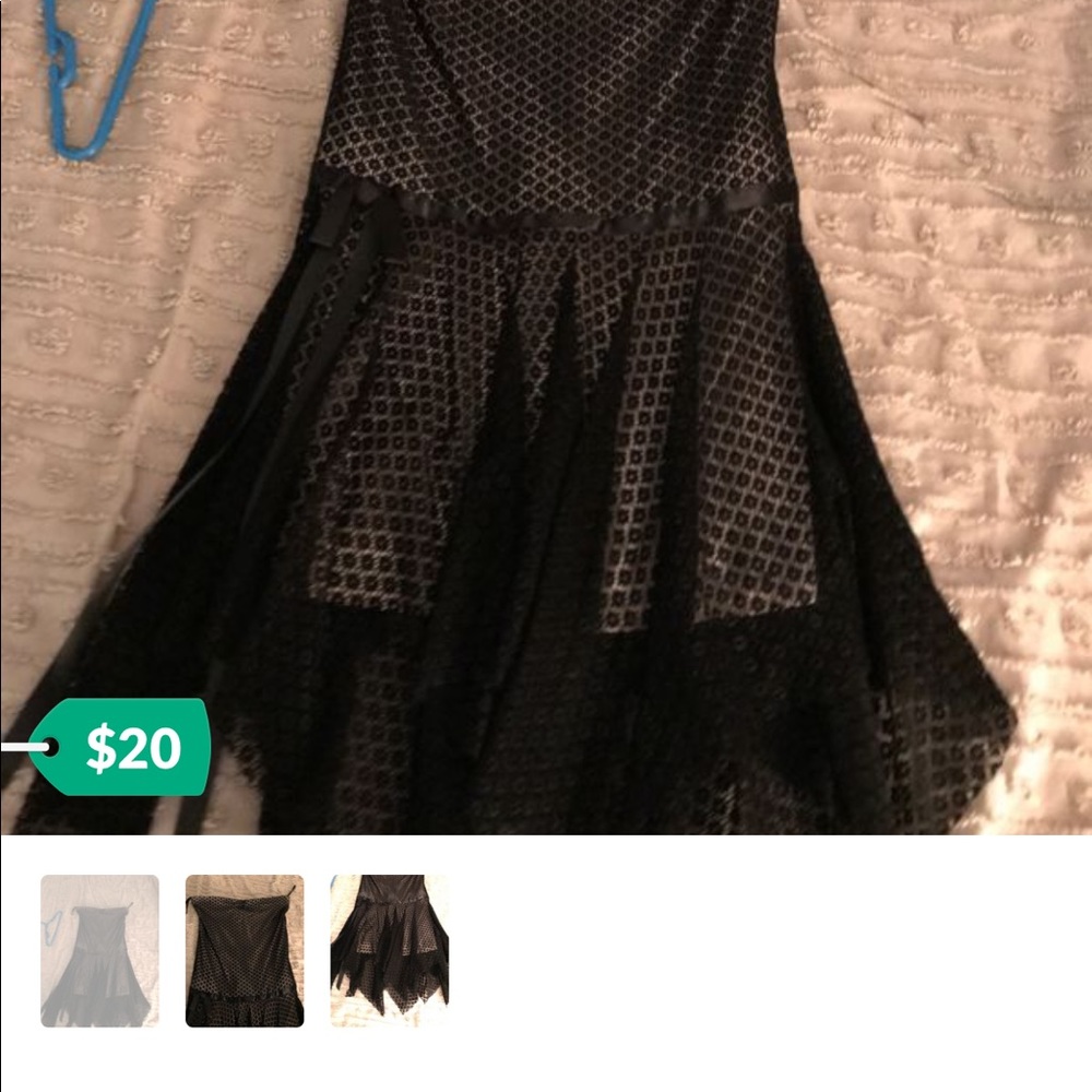 Jessica McClintock strapless dress